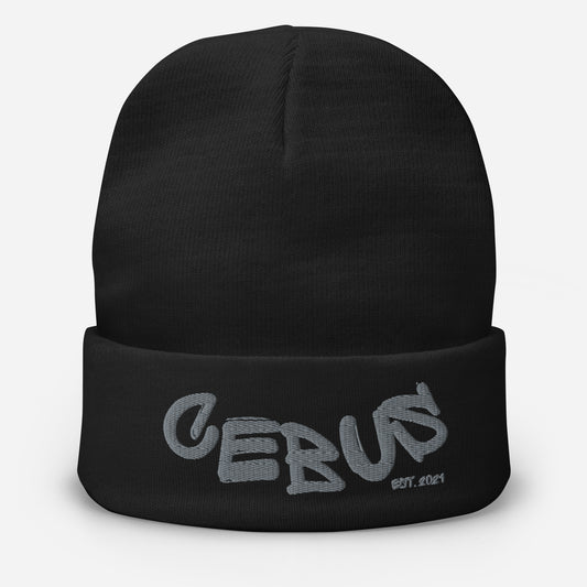 Embroidered Cebus Beanie