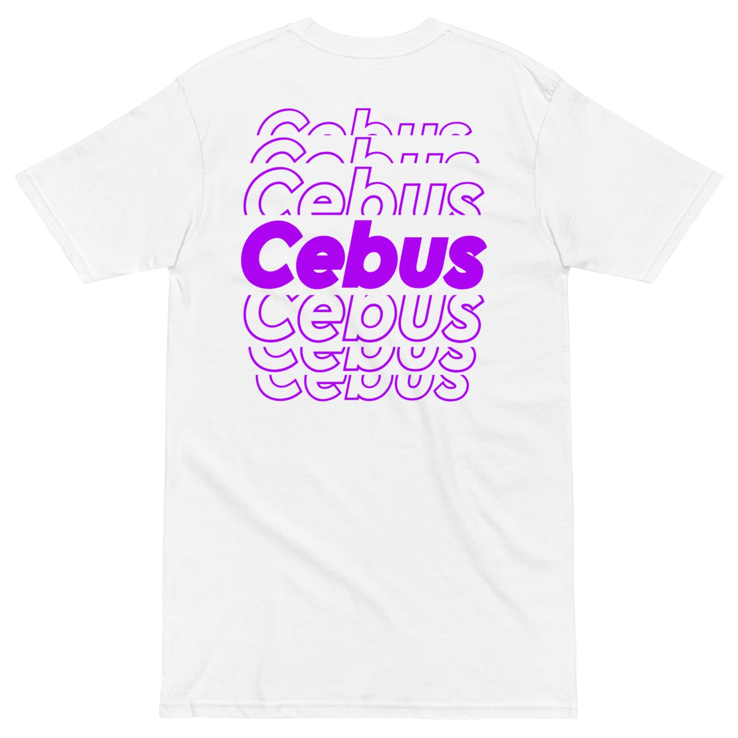 Purple Cebus heavyweight tee