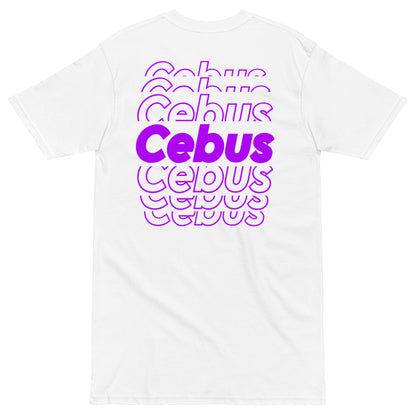 Purple Cebus heavyweight tee