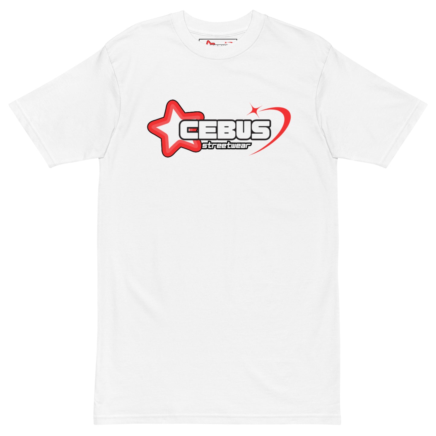 Cebus Streetwear Red heavyweight tee